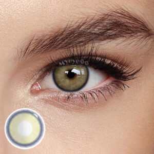 Lemon Green Coloured Contact Lenses