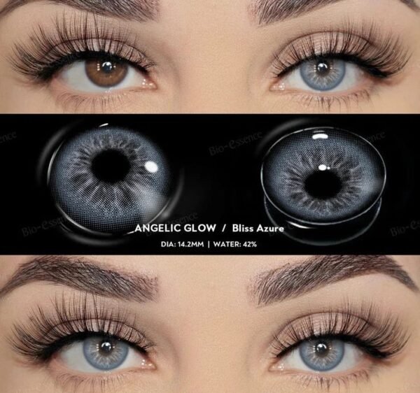 Bliss Azure Coloured Contact Lenses - Image 4