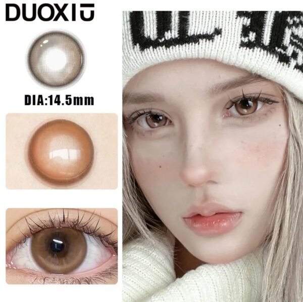 White Peach Coloured Contact Lenses - Image 2
