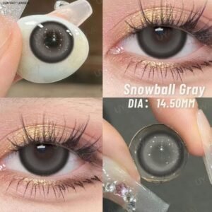 Snowball Grey Coloured Contact Lenses