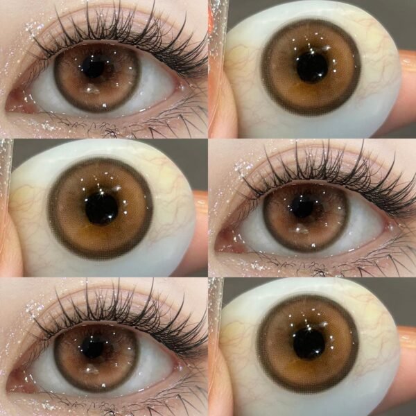 White Peach Coloured Contact Lenses