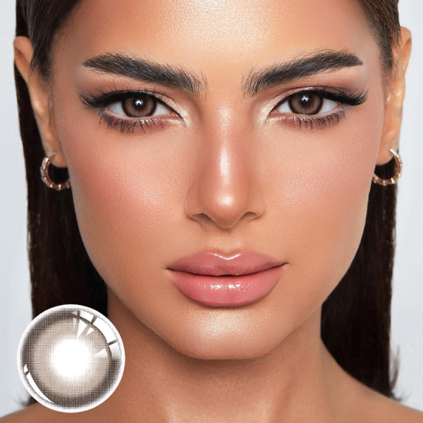 Snowball Brown Coloured Contact Lenses - Image 3