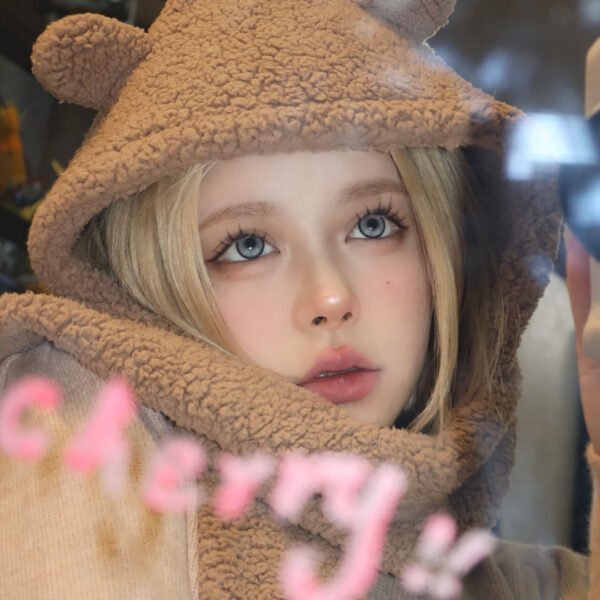Smokey Gray Coloured Contact Lenses - Image 4