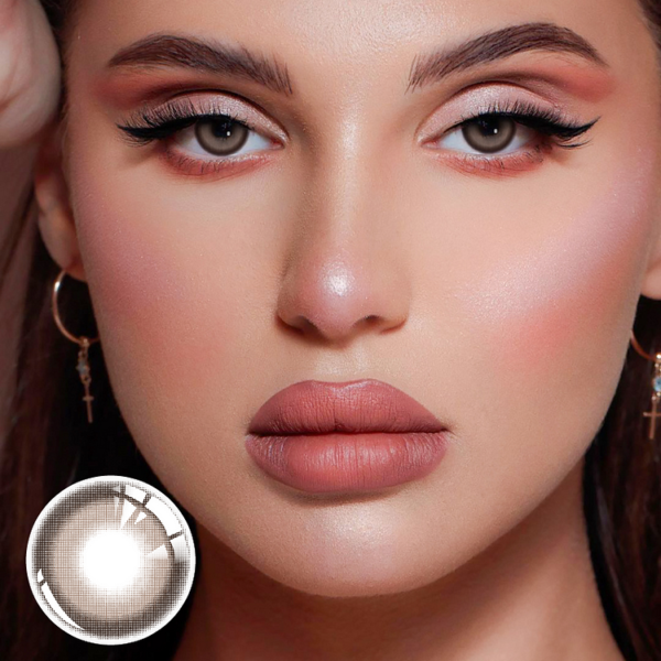 Snowball Brown Coloured Contact Lenses - Image 4