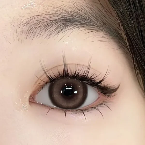 Snowball Brown Coloured Contact Lenses