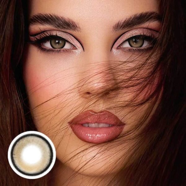 Bubble Brown Coloured Contact Lenses - Image 3