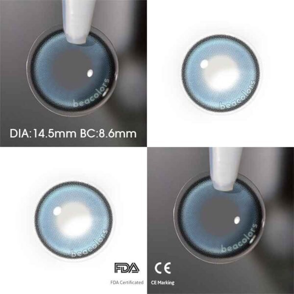 Blueberry Smoothie Coloured Contact Lenses - Image 5
