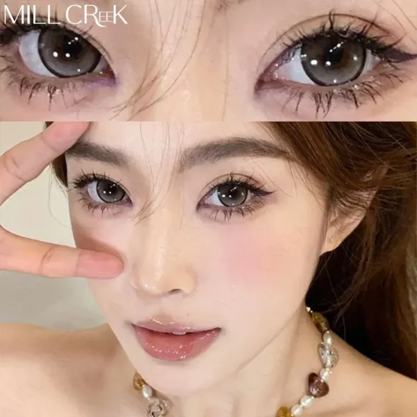 Milk Tea Coloured Contact Lenses - Image 5