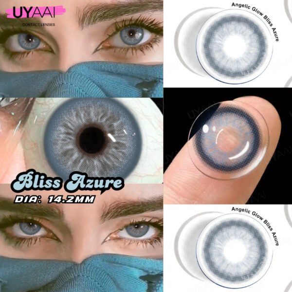 Bliss Azure Coloured Contact Lenses - Image 2