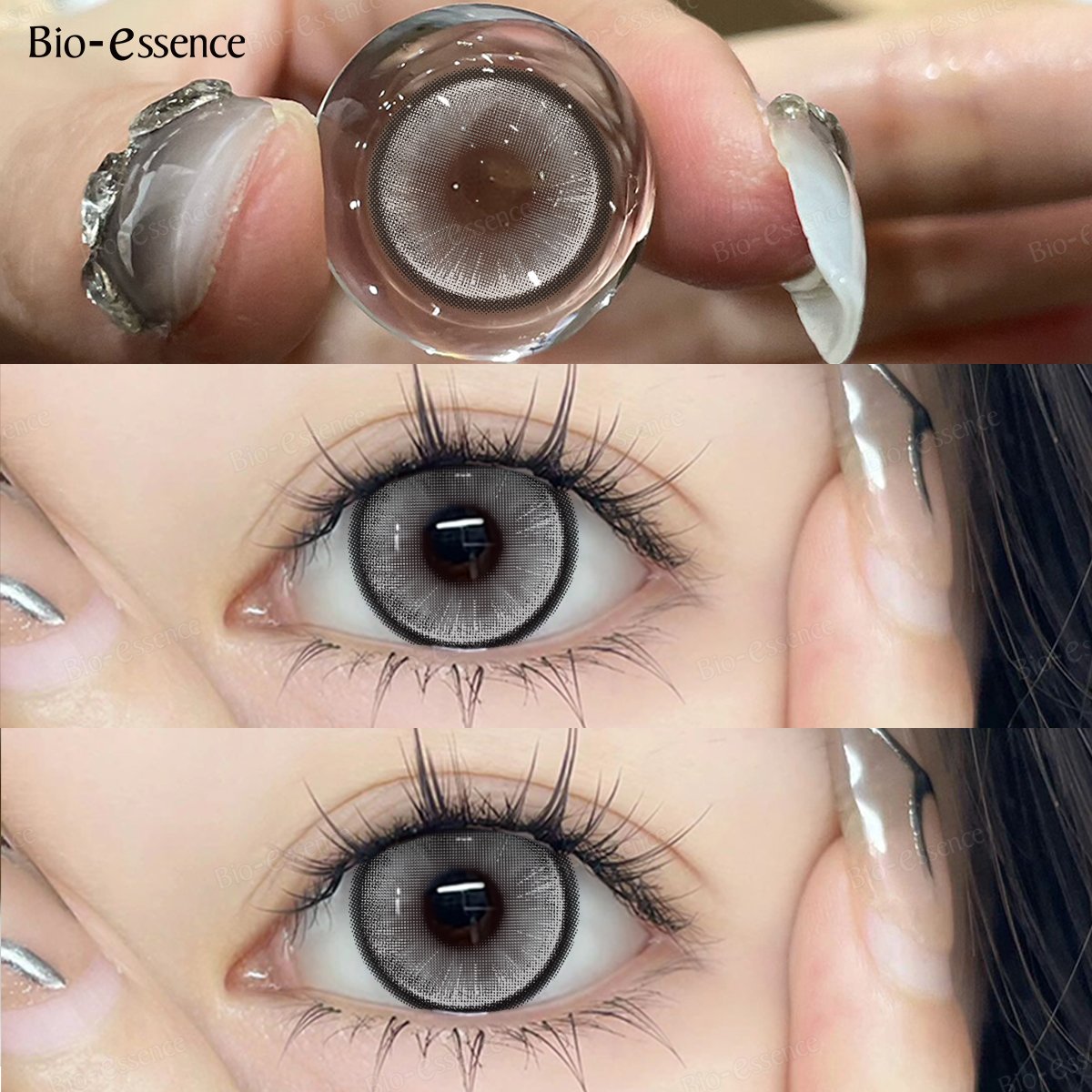 Smokey Gray Coloured Contact Lenses