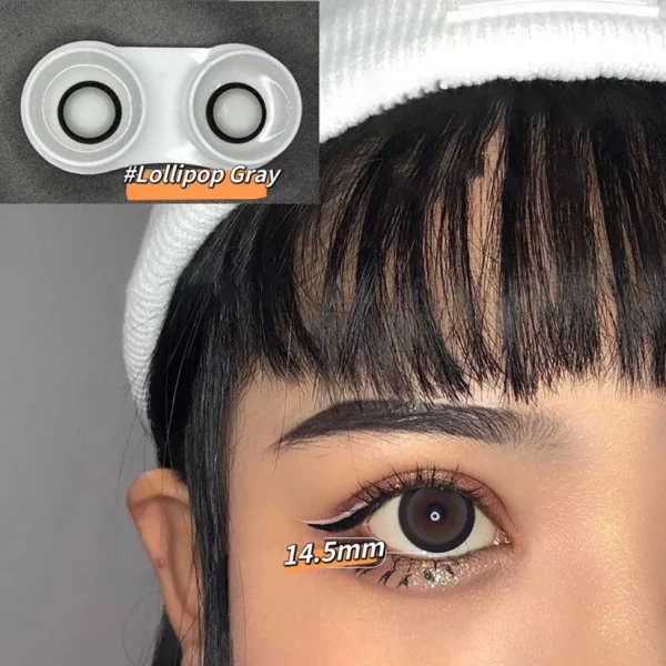 Lollipop Gray Coloured Contact Lenses - Image 3