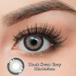 Black Swan Grey Coloured Contact Lenses