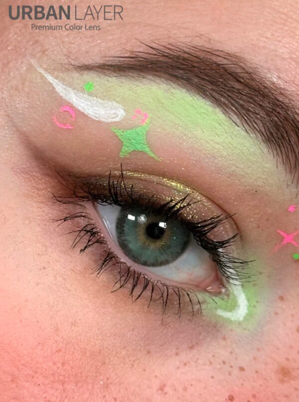 Siri Green Coloured Contact Lenses - Image 5